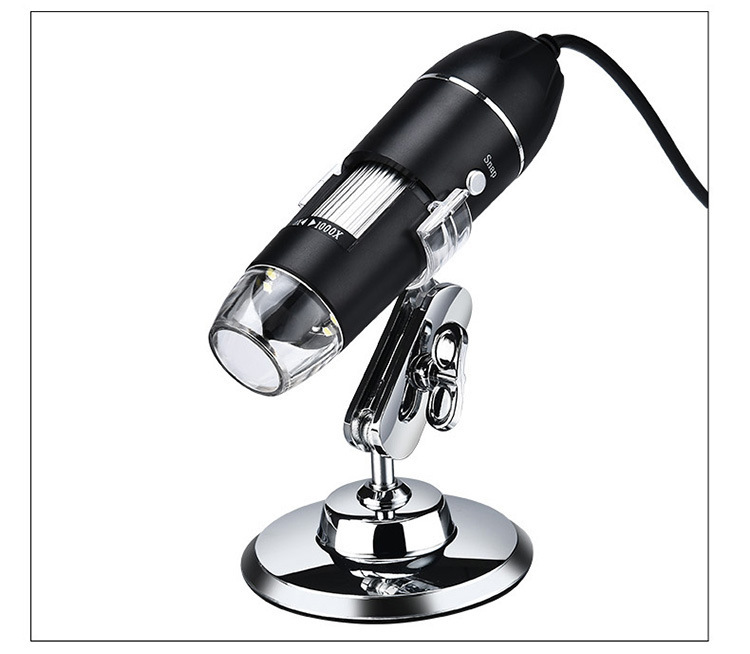 Cross-border three-in-one USB digital microscope manufacturers 1600 times mobile phone electronic amplification handheld industrial beauty