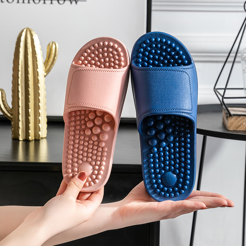 Women's summer couple Men's non-slip soft bottom home indoor wear-resistant bathroom hotel massage slippers New