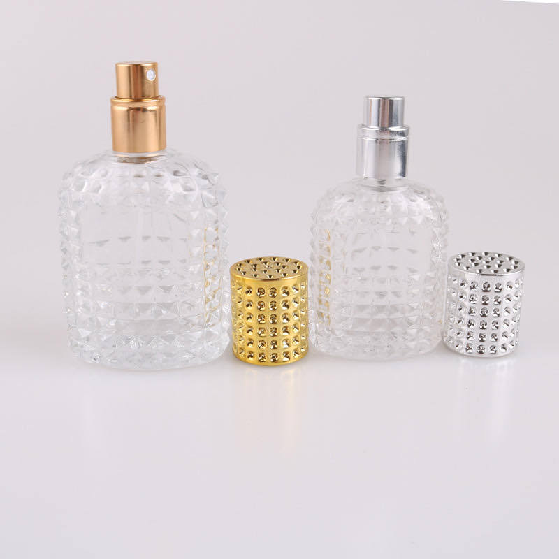 30/50ml pineapple bottle dot-shaped perfume bottle transparent glass bottle perfume packaging spray bottle spot wholesale