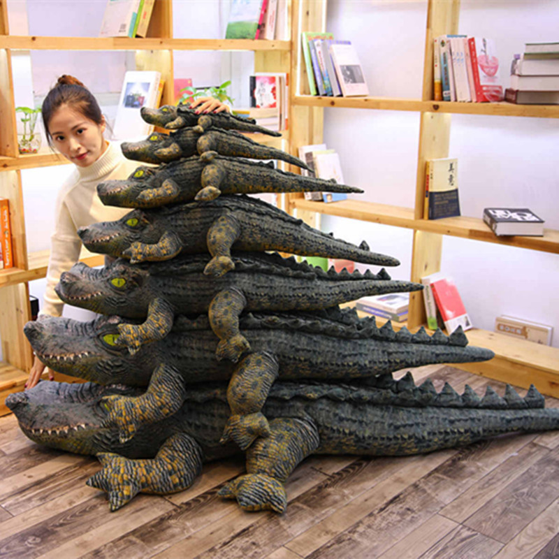 Cross-border New Artificial Crocodile Doll Large Crocodile Doll Plush Toy Creative Wholesale Zoo Gift