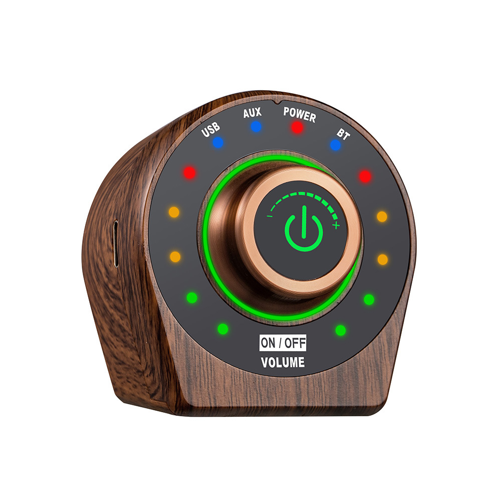 Bluetooth power amplifier wood grain D digital mini power amplifier hifi high power 100W fever home audio