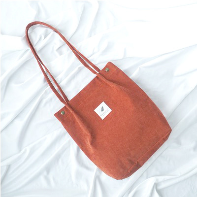 Cross-border Large Capacity Tote Bag All-match Student Bag Women Shopping Bag Canvas Bag Bag Corduroy Shoulder Bag_voghion.com