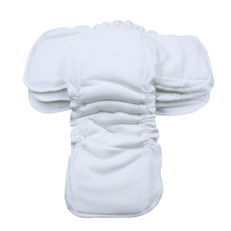 Baby Diaper Washable Bamboo Cotton Baby Diaper Folded Stereo Anti-Side Leakage Loosen Urine Pad Spot