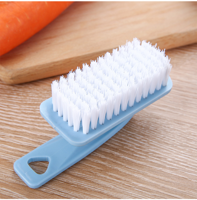 Factory Direct plastic household curved handle brush multifunctional crayfish brush small square brush household appliance cleaning tool brush