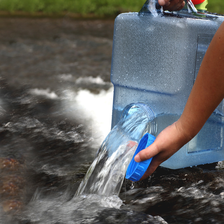 Outdoor Car Self-driving Tour PC Bucket Water Storage Tank Household Drinking Pure Water Storage Barreled Bucket Large Capacity