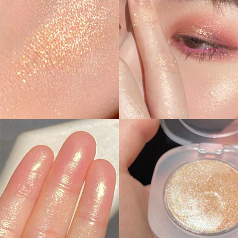 Internet Celebrity Same Style Mashed Potato Diamond High Gloss Gel Powder Face and Body Brightening Natural Three-dimensional Student Fit