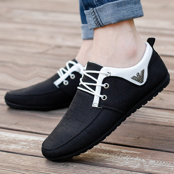 Summer New Doo Shoes Men's Casual Canvas Shoes Wear-resistant Lightweight Men's Korean-style Breathable Canvas Shoes Men's Casual Shoes