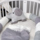ins Internet Celebrity Long Stitching Children's Bed Wall Cross-border Baby's Bed Wall Removable and Washable Baby's Sleep Guardrail Bed