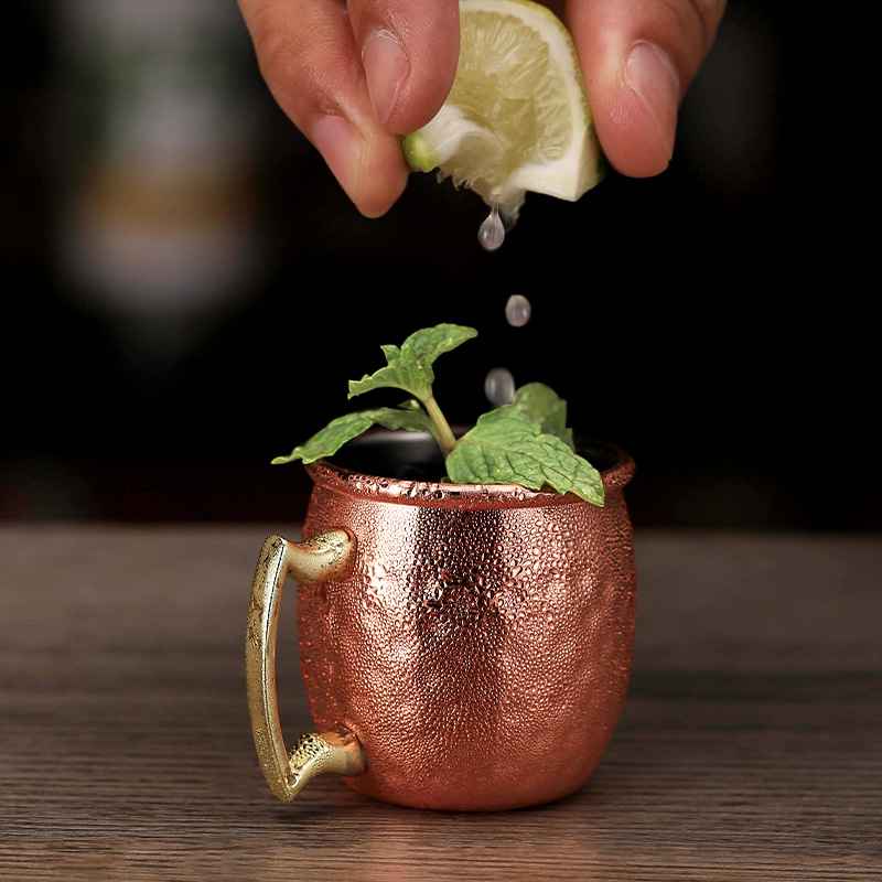 Mini Moscow Mule Mug Small Copper Mug shot Mug Stainless Steel Mug Cocktail Mug
