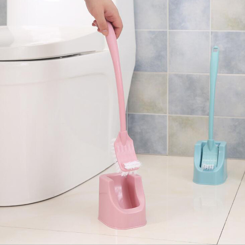 Toilet Brush Set Wall-mounted No Dead Angle Toilet Brush Squatting Pit Household Nordic Wall-mounted Creative Cleaning Brush