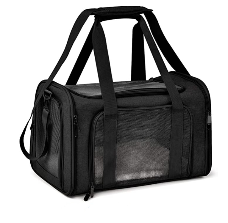 Factory wholesale portable shoulder pet bag dog bag breathable pet cat bag portable travel out bag