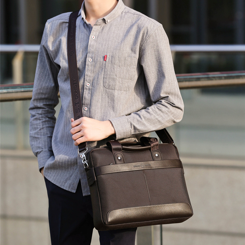 Men's Bag Shoulder Crossbody Bag Trendy Bag Korean Style Casual Sports Bag Business Mini Small Bag Vertical Change Mobile Phone Bag