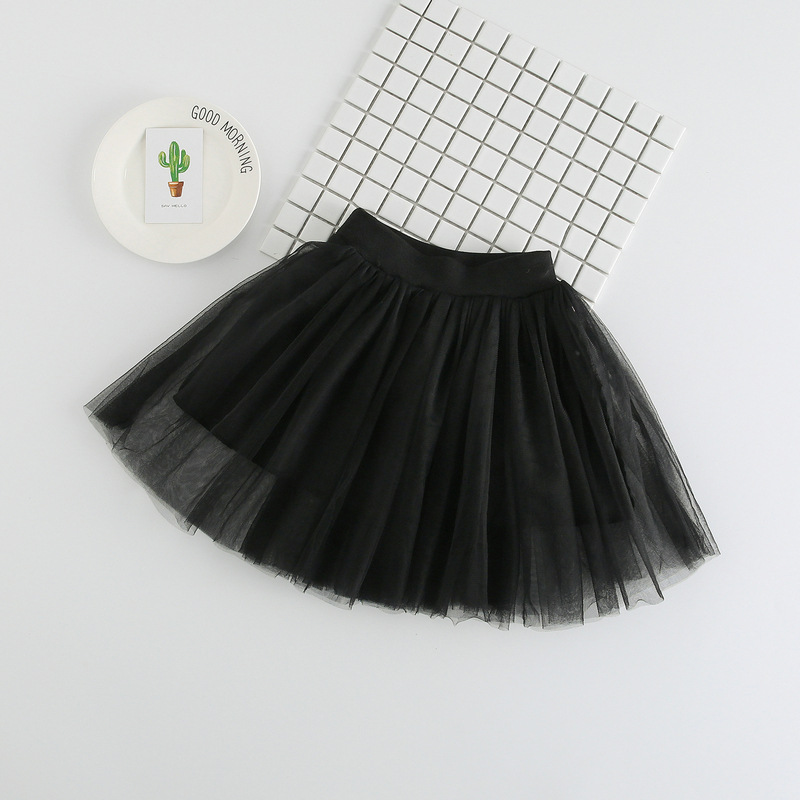 Girls' Skirt Summer 2020 Korean Style Children's Short Skirt Girls' Mesh Princess Skirt Western Style Children's Skirt