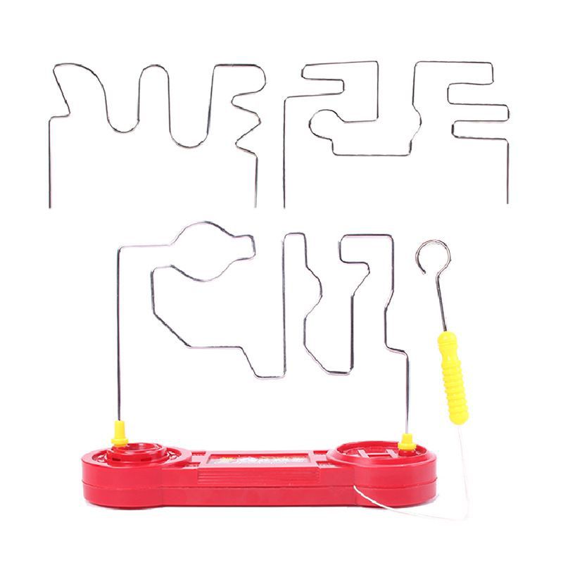 Children's electric touch maze toy concentration training to maintain balance fire line impact maze game a generation of hair
