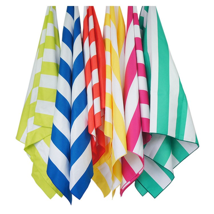 90X200 striped printed beach towel Amazon in stock beach towel microfiber quick-drying non-stick sand towel
