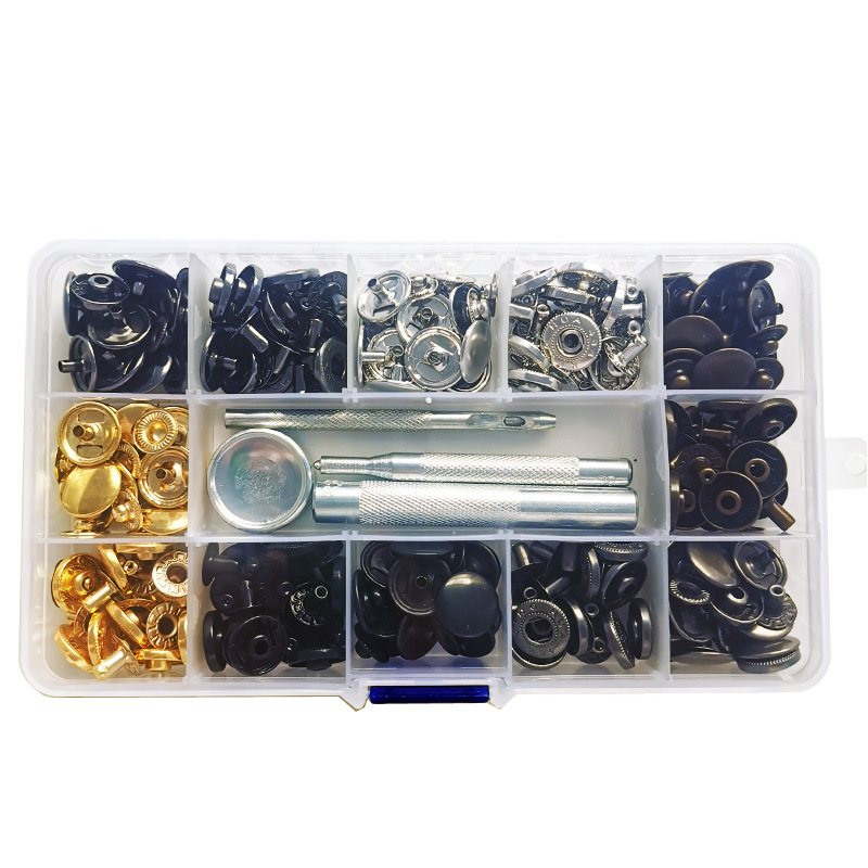 60 sets 831# metal snap button + tool suit button coat button down jacket metal snap button wallet buckle