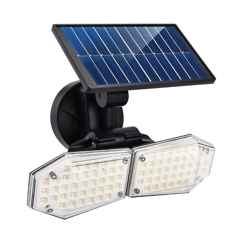Photovoltaic solar garden lamp outdoor lamp human induction super bright new rural villa wall household lighting wall lamp