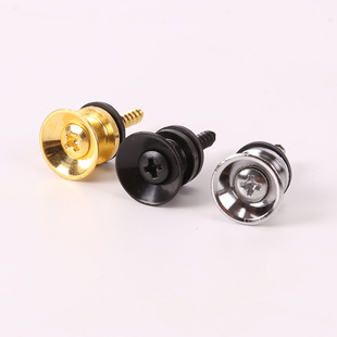 Strap Stud Strap Buckle Folk Guitar UK Hanging Bead Strap Stud Guitar Metal Tail Stud Gold Silver Black