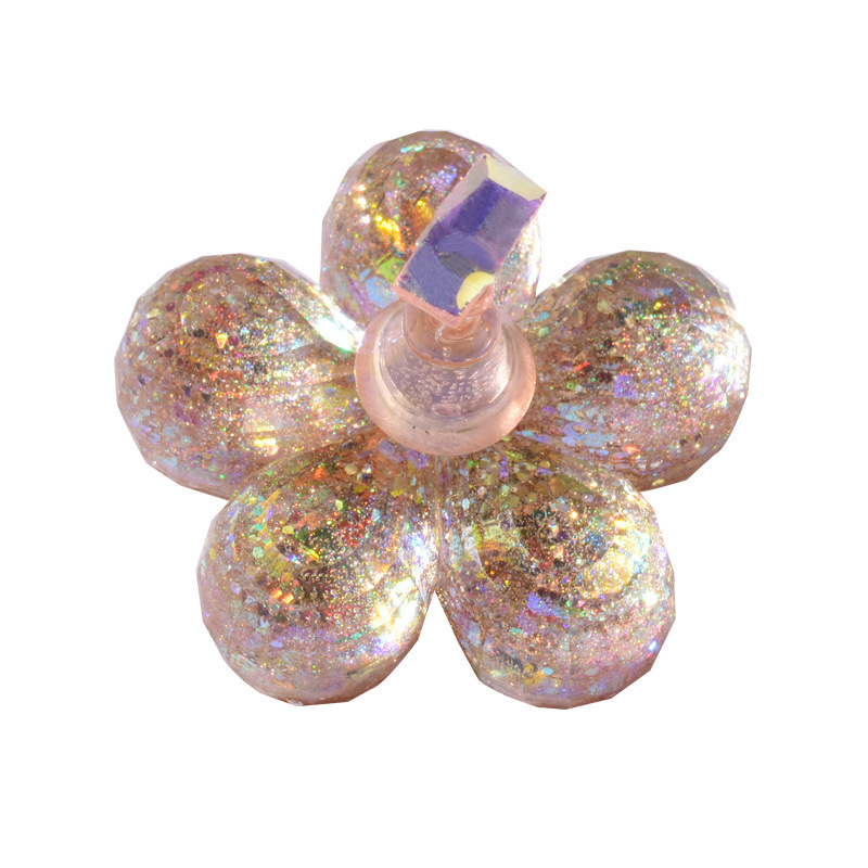 Cyber Celebrity Manicure Holder Base Plum Blossom Phantom Sequins with Magnet Beginners Manicurist Fixed Nail Piece Exercise Rack