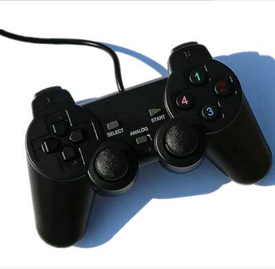 PS2 shape gamepad 208USB wired handle PC arcade game controller game console accessories