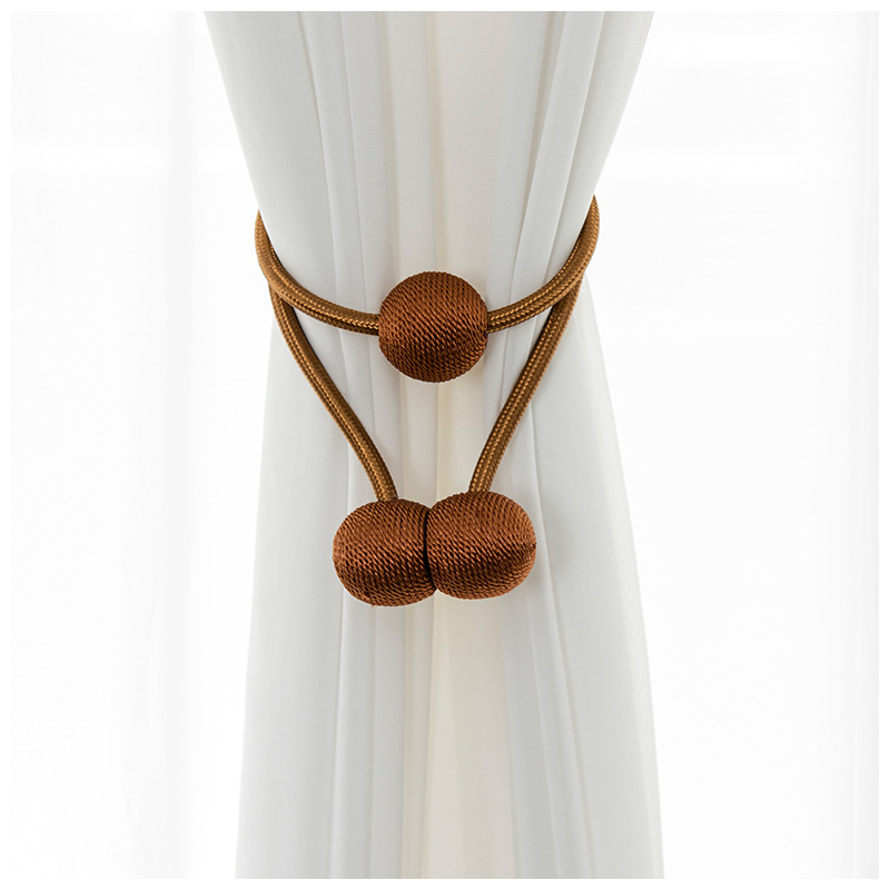 Cross-border modern simple punch-free magnet curtain buckle factory direct creative DIY curtain strap in stock