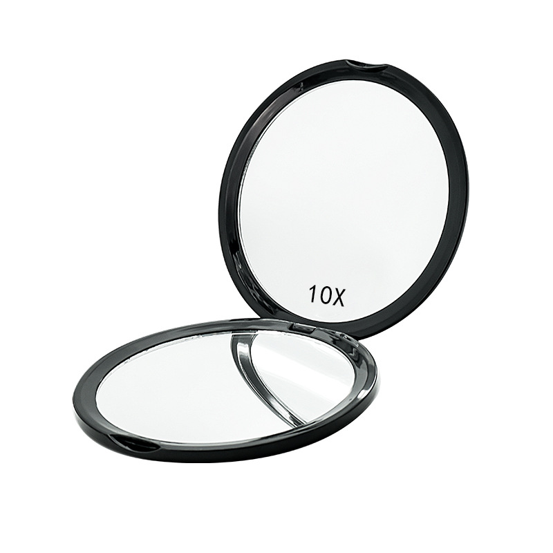 Foreign trade cosmetic mirror portable double-sided mirror magnifying glass small mirror flip handheld mirror round folding mirror wholesale