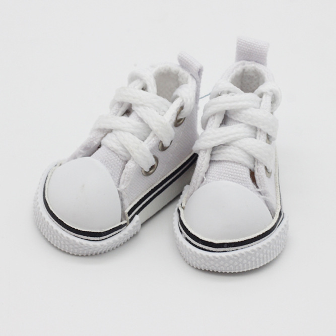 5cm canvas shoes 6 BJD doll dress casual shoes 15cm cotton EXO puppet doll shoes
