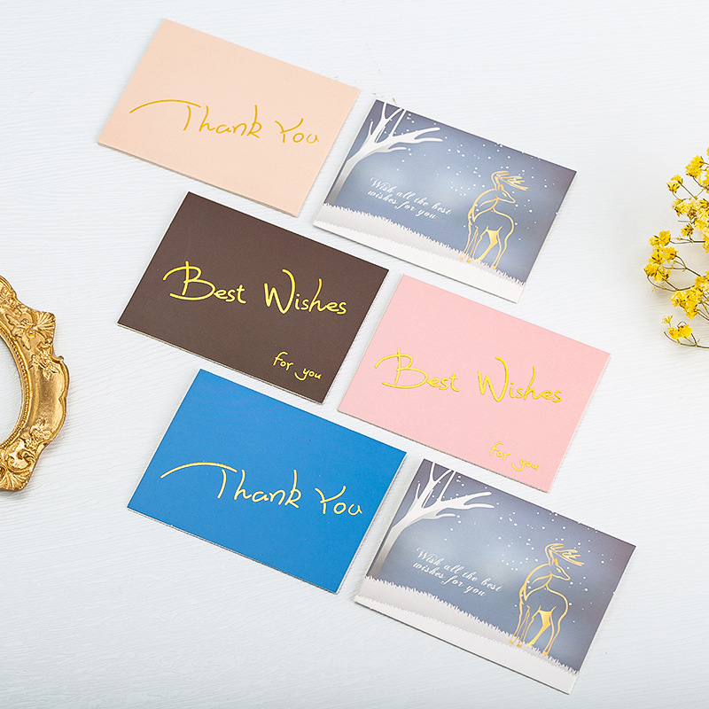 Creative marbling greeting card thank you letter postcard lover greeting card paper card small card small greeting card wholesale