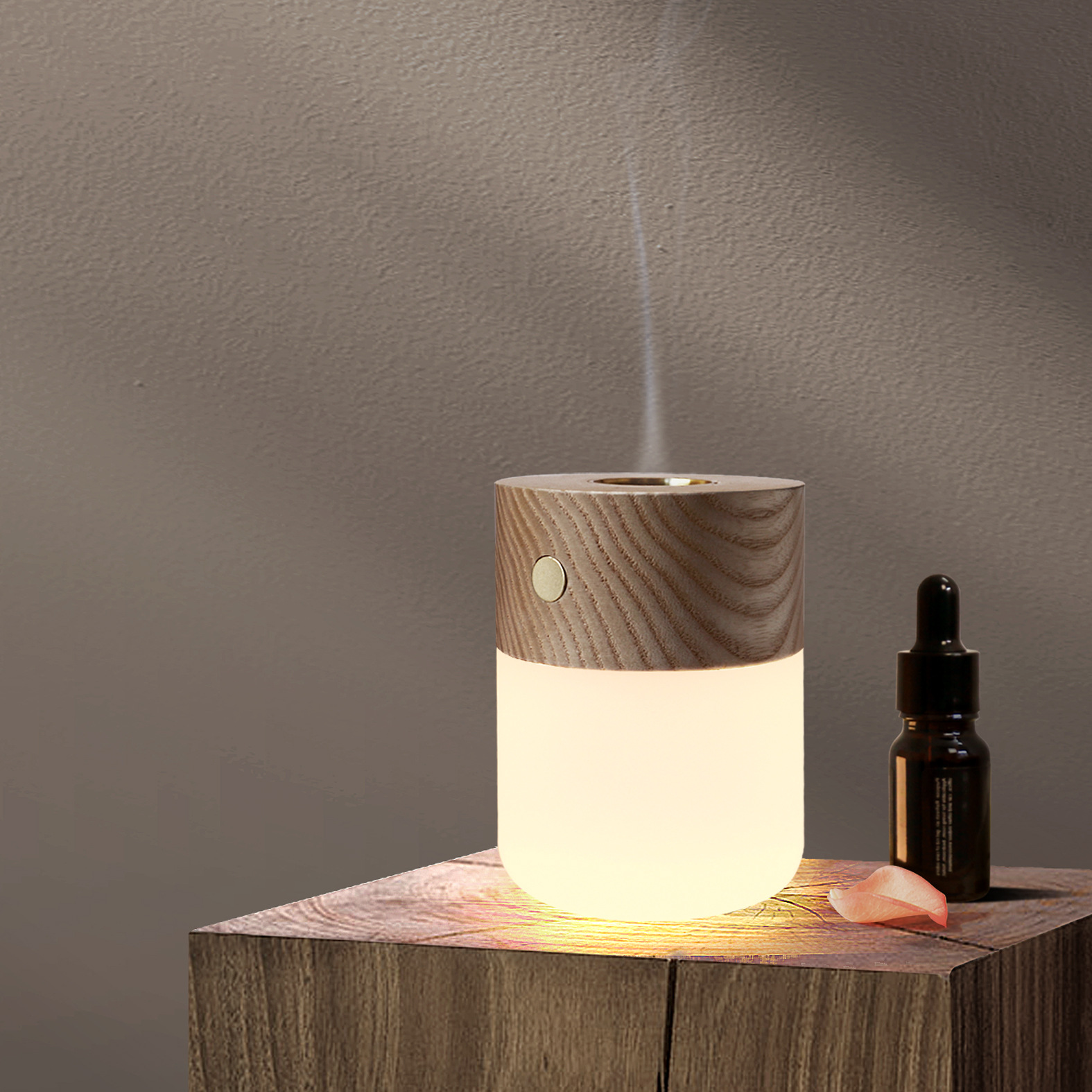 New Creative Aroma Lamp Creative usb Bedroom Atmosphere Bedside Lamp Ornaments Mini Functional Gift Lamp