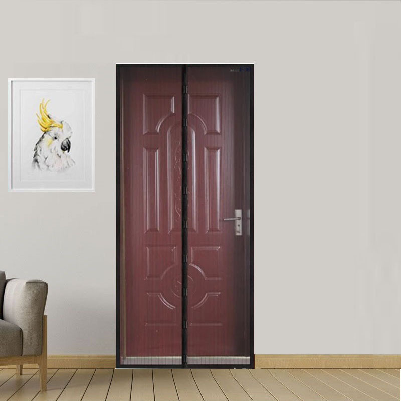 Summer mosquito-proof door curtain Velcro installation magnetic buckle screen door automatic closed magnetic partition screen door curtain screen