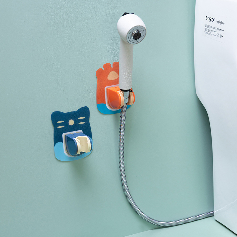 All things fat ha shower bracket non-perforated base bathroom seamless paste shower bracket nozzle