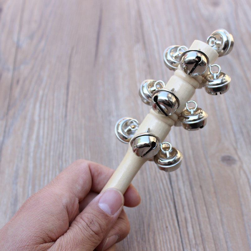 13 wooden rattle Orff children's percussion instrument kindergarten early education Music wooden string Bell