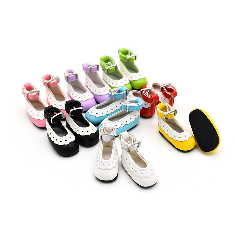 bjd shoes 6 points doll high heels cotton Doll Doll Doll elastic buckle princess shoes Accessories Wholesale