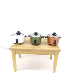 Mini miniature food play scene model doll house special accessories mini rice cooker