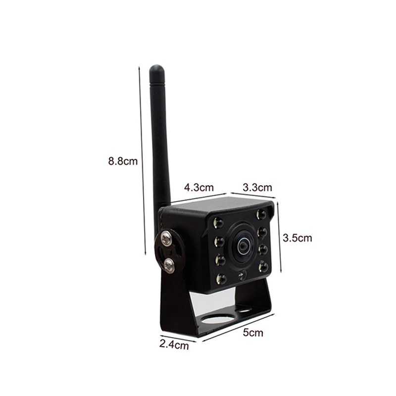 WIFI wireless camera bus medium bus car reversing night vision camera HD infrared night vision 12-36V