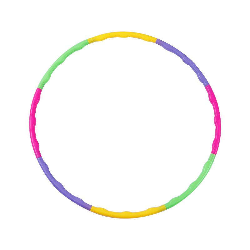 Kindergarten children hula hoop beginner detachable performance dance plastic fitness ring can be weighted Hula Hoop