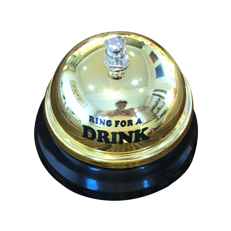 Christmas color Bell rattle bar bell copper supply bar table Bell serving bell bell ring device pet Bell hand bell