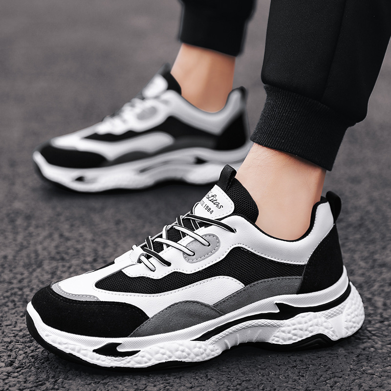 Men's sneaker Casual Torre Shoes Old Style Tire Bottom 2025 Spring New Breathable Thick Bottom Torre Shoes