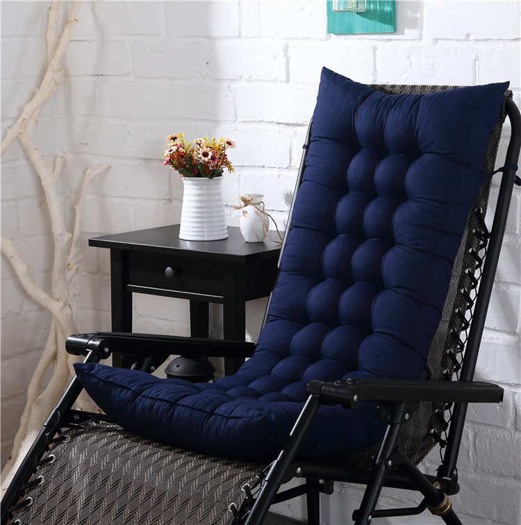 Dark blue lying chair cushion