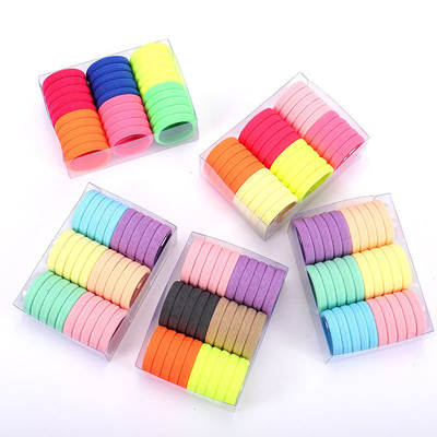 Hair Accessories Korean Style Cute Headwear High Elastic Nylon Hair Band Seamless Rubber Band Children's Adult Simple Hair Accessories