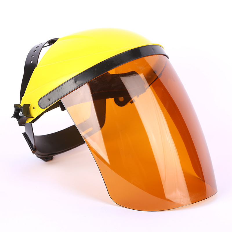 Head-mounted protective mask Lightweight labor protection transparent mask Argon arc welding polishing protective mask Welding mask