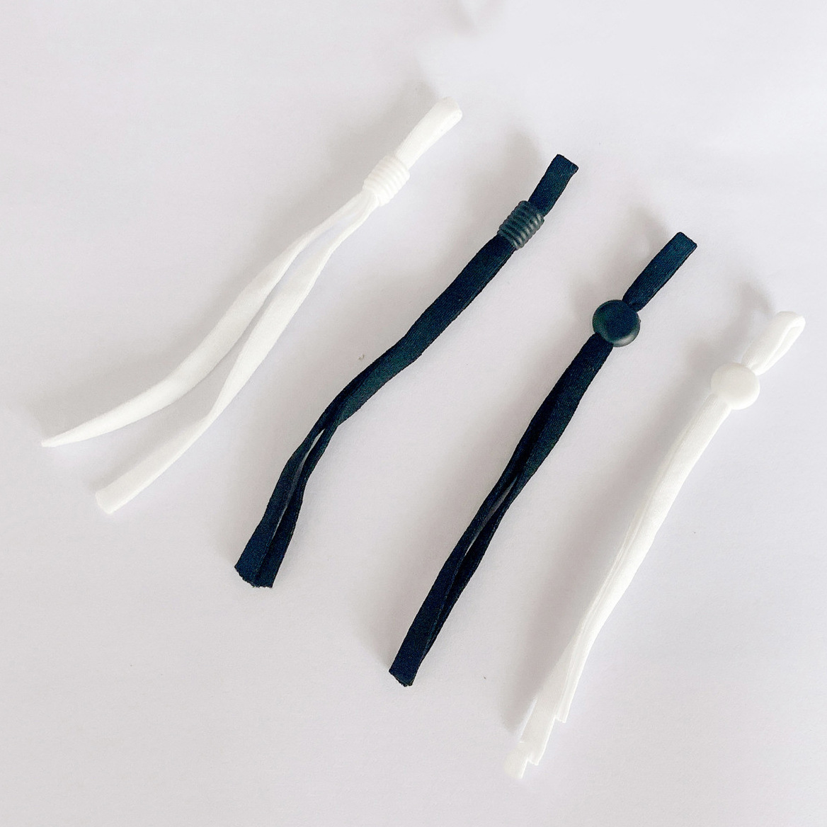 Cross-Border Factory Direct 5mm elastic environmental protection adjustable mask rope KN95 ear rope buckle mask ear belt