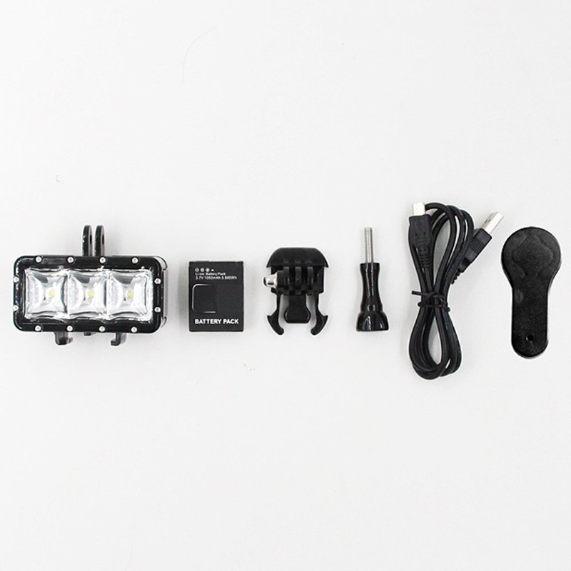 Gopro防水補光灯hero5/4led撮影灯山犬sj4000小蟻運動カメラ潜水灯|undefined