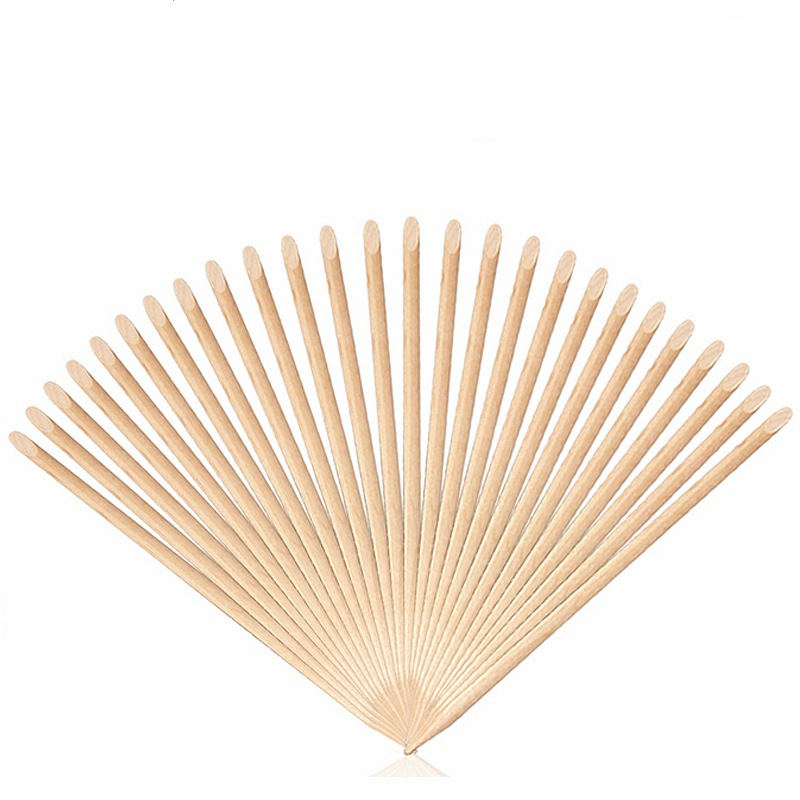 Nail art orange stick dead skin push orange stick sign 11.5cm point drill wear nail art material wooden sign 75mm wooden pick