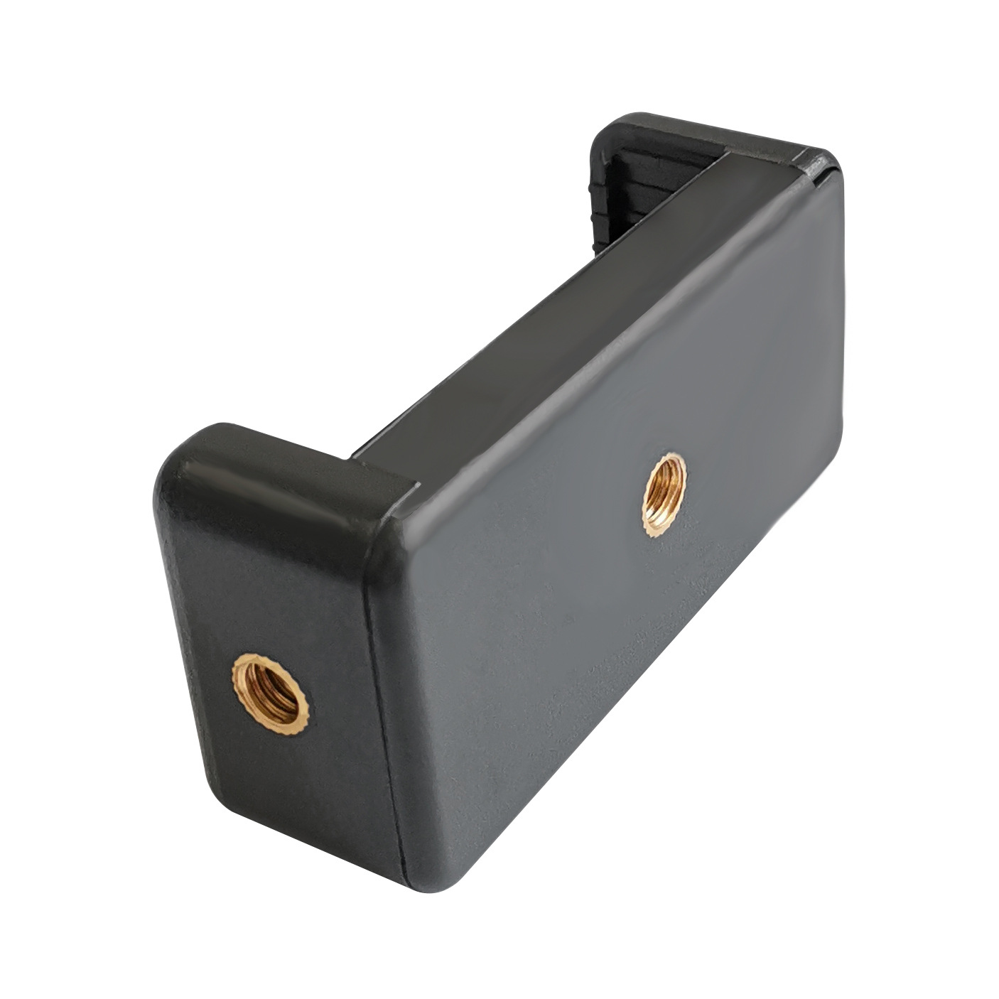 Portable one-word mobile phone clip double-hole selfie clip selfie stick accessories/suitable for Apple Samsung IPHONE clip