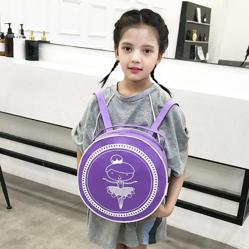 Dance bag children's shoulder dance storage backpack Latin ballet schoolbag printing factory direct dance bag LOGO
