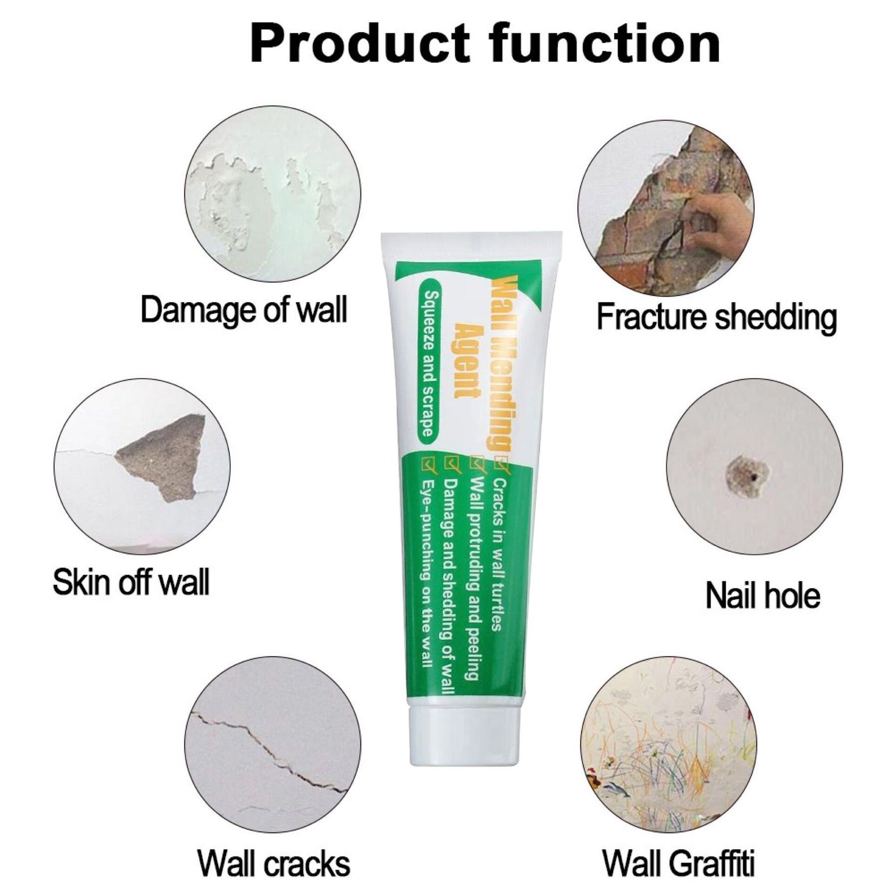 Cross-border wall repair paste wall repair paste wall crack repair agent household putty paste multifunctional latex paint 100g