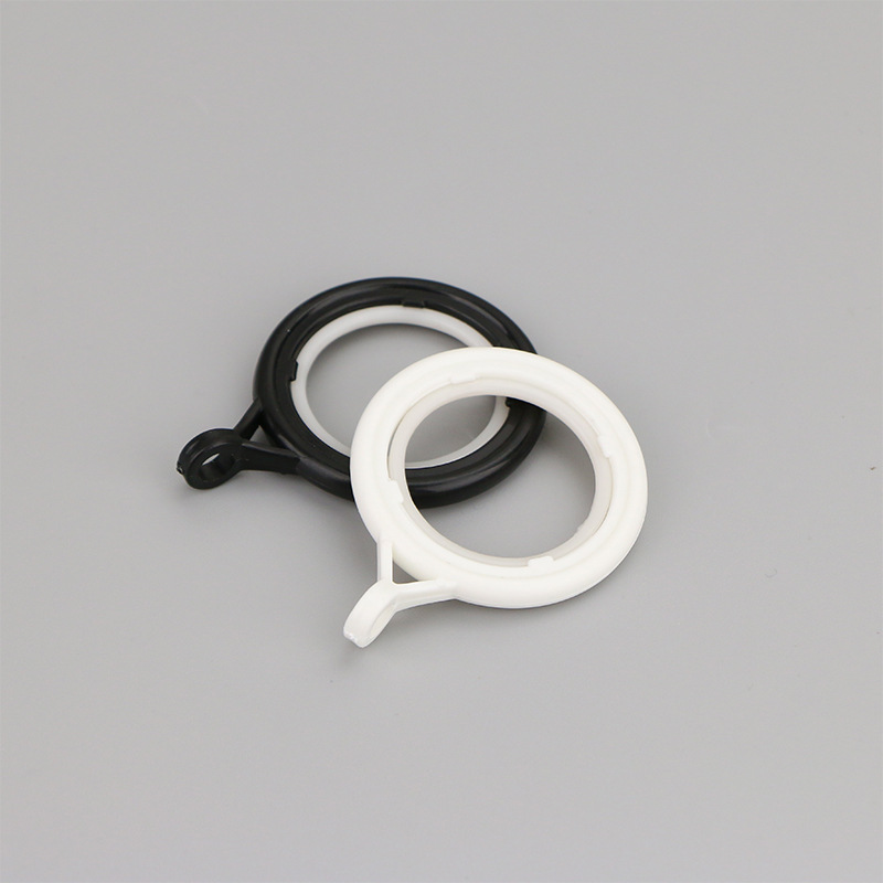 Mute nano ring curtain Roman ring curtain accessories shower curtain ring mute buckle Roman rod fixed ring wholesale