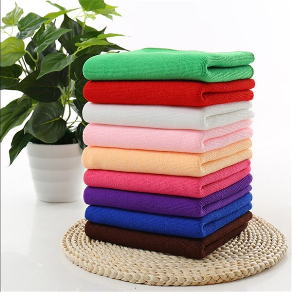 Medium and thick microfiber towel soft absorbent lint free gas station towel activity gift making logo word
