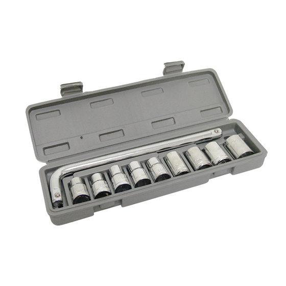 10-piece sleeve suit mechanical repair auto repair tool 1/2 household combination hardware auto repair suit set